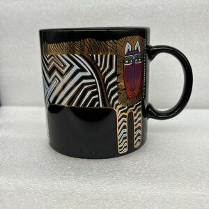 Vintage Ceramic Laurel Burch Lion Mug